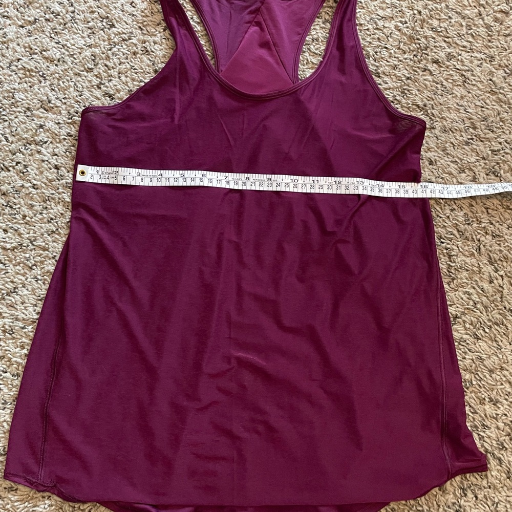 Lululemon Athletica Burgundy Tank Top